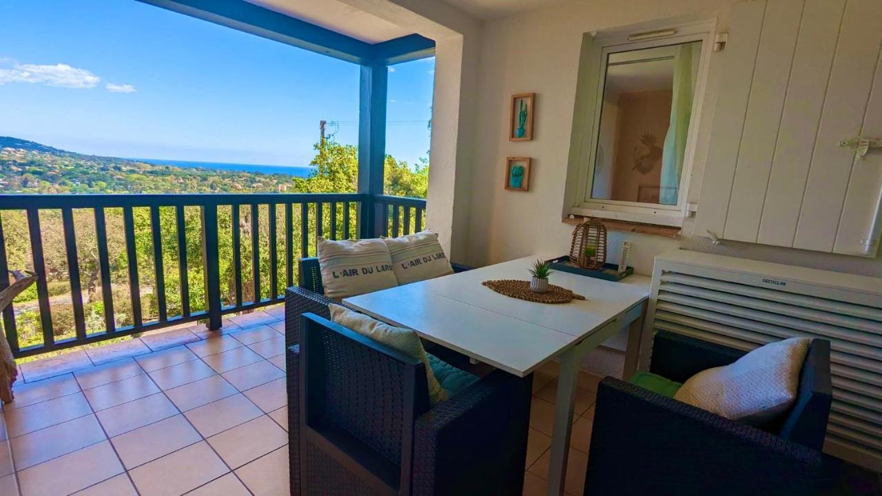 Les Restanques 2150 Vue Mer Grimaud Bagian luar foto